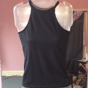 Black Halter Tank Top